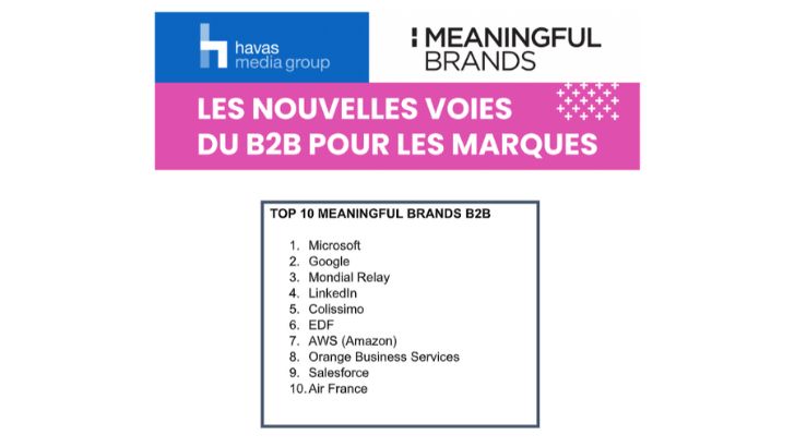 Havas Media Group lance une étude des tendances  B2B pour les marques